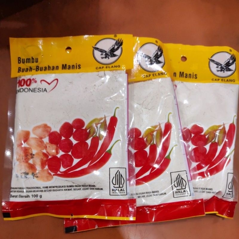 Jual Semboy bumbu buah-buahan cap elang,bumbu buah 100 gram | Shopee ...