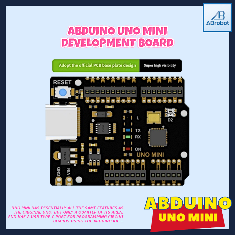 Jual ABROBOT ABDUINO UNO MINI ARDUINO ATMEGA328P DEVELOPMENT BOARD ...