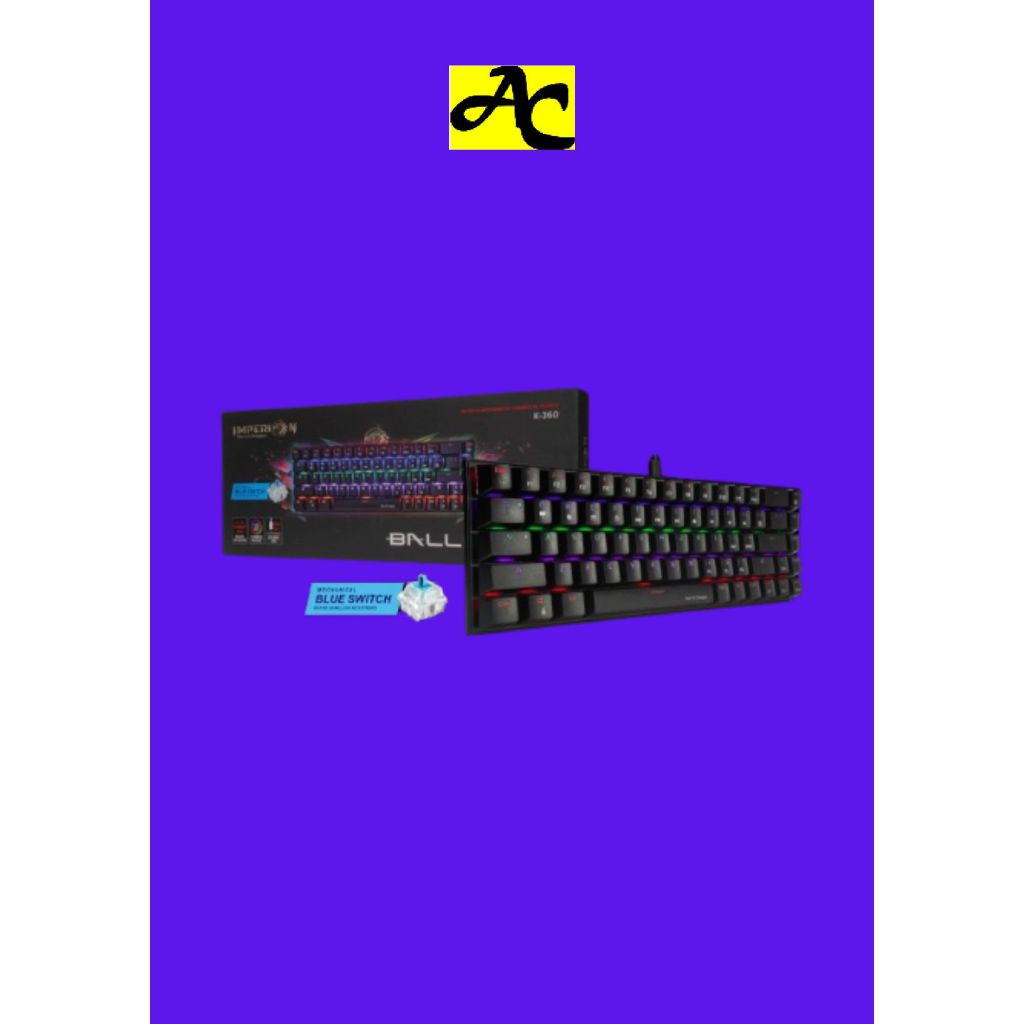 Jual IMPERION_K360 BALISTA 6 68 KEYS MECHANICAL GAMING KEYBOARD (AMORA ...
