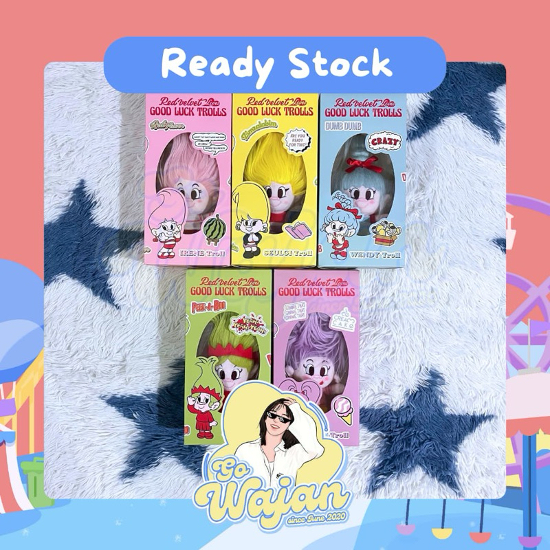 Jual [ READY STOCK ] RED VELVET LOVE GOOD LUCK TROLLS