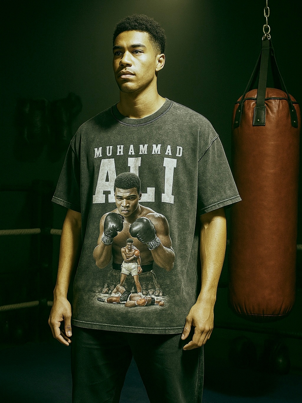 Jual Designation - Kaos MUHAMMAD ALI Stone Wash Oversize / Tshirt ...