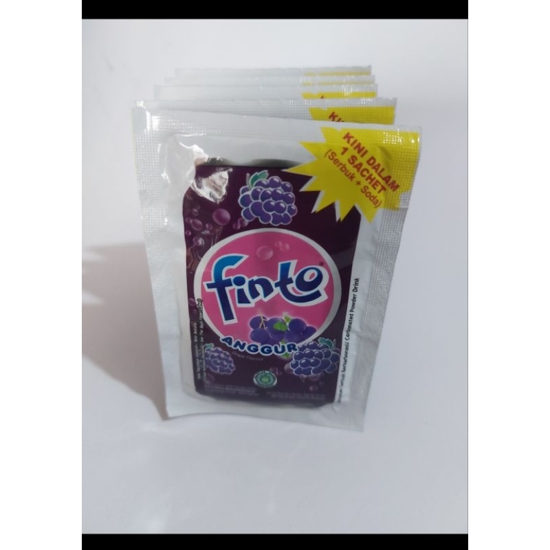 Jual Finto minuman serbuk ANEKA RASA 1 renceng isi 10 Sachet | Shopee ...