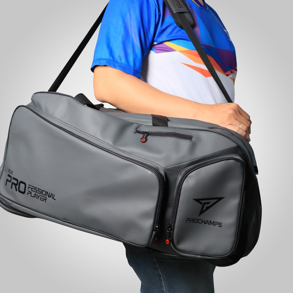 Jual Tas Badminton Prochamps PROFESSIONAL EDITION Dual Army Putih ...