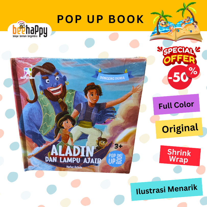 Jual Pop Up Book Buku Pop Up Anak ALADIN DAN LAMPU AJAIB | Shopee Indonesia