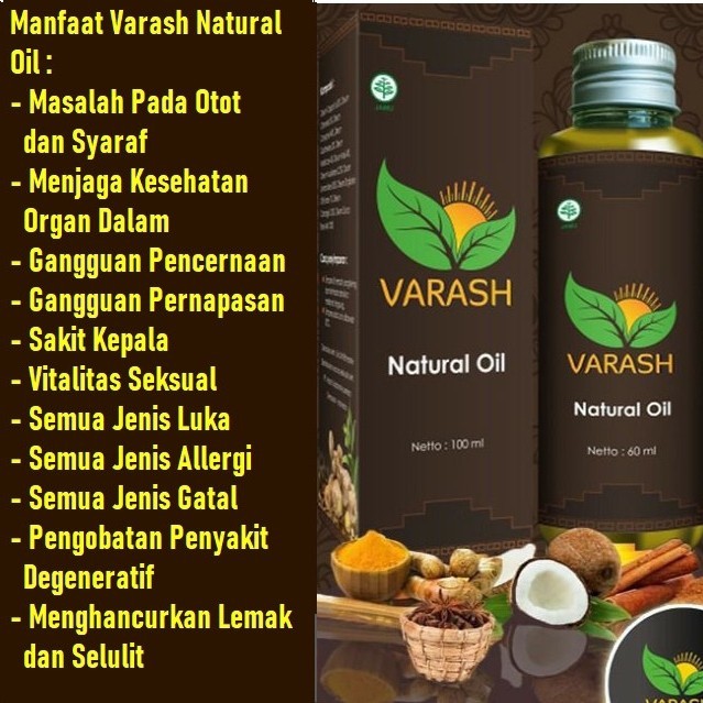 Jual Varash Natural Oil Original 100%Asli | Shopee Indonesia