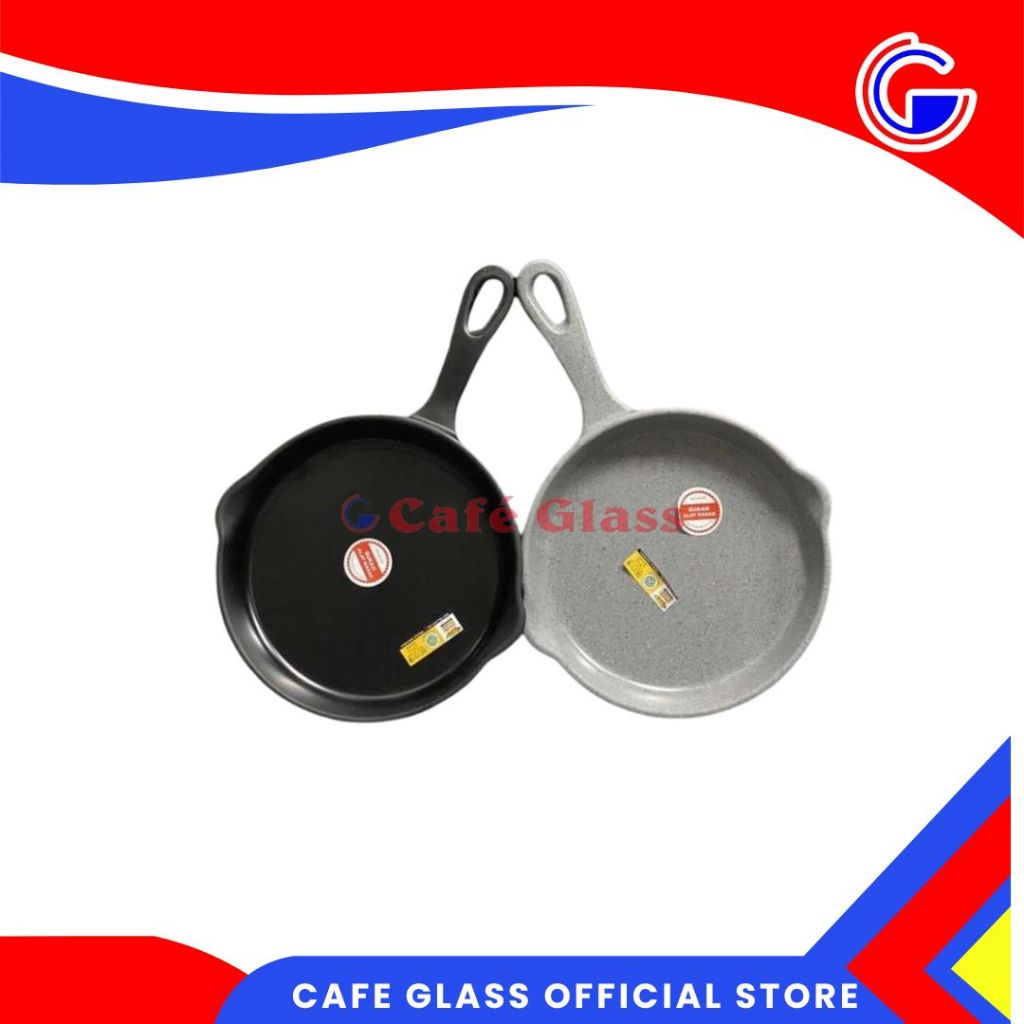 Piring Melamin - Piring Saji Melamin Model Frypan - Piring Mdl Frypan Abu,Cklt,Htm