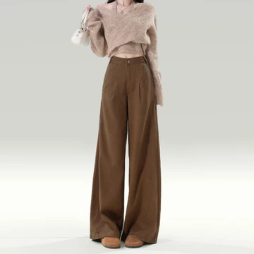 Celana Jeans Panjang Wanita Celana Highwaist Celana Kulot Straight Celana Jumbo