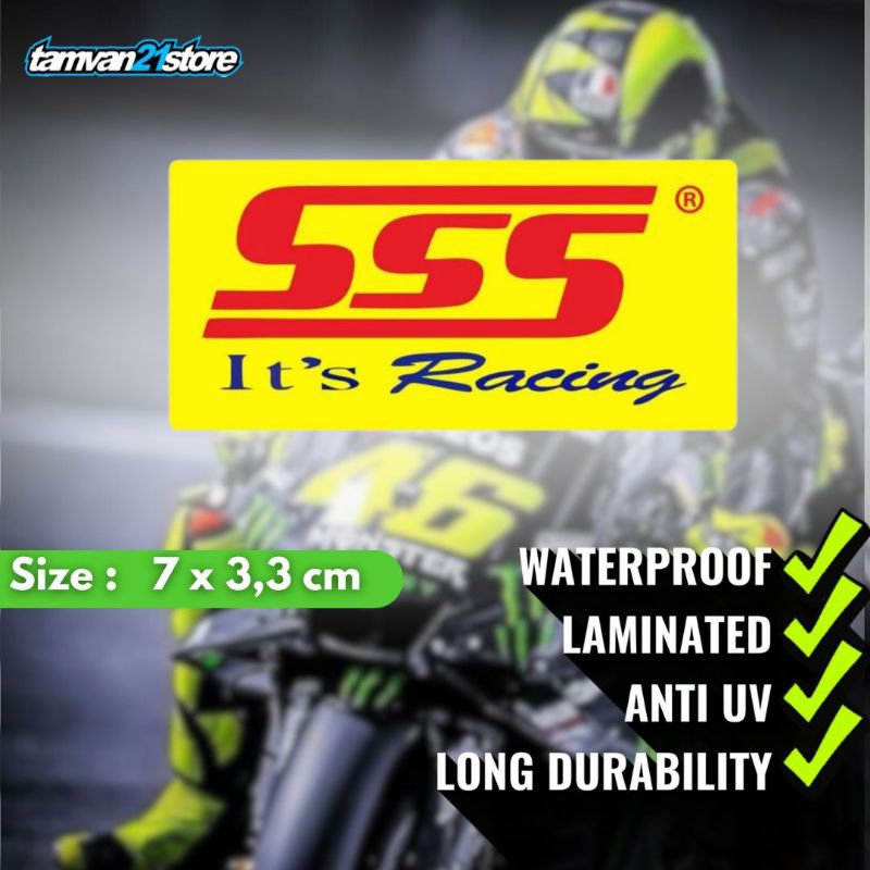 Jual STICKER SPONSOR MOTOR SSS RACING | Shopee Indonesia