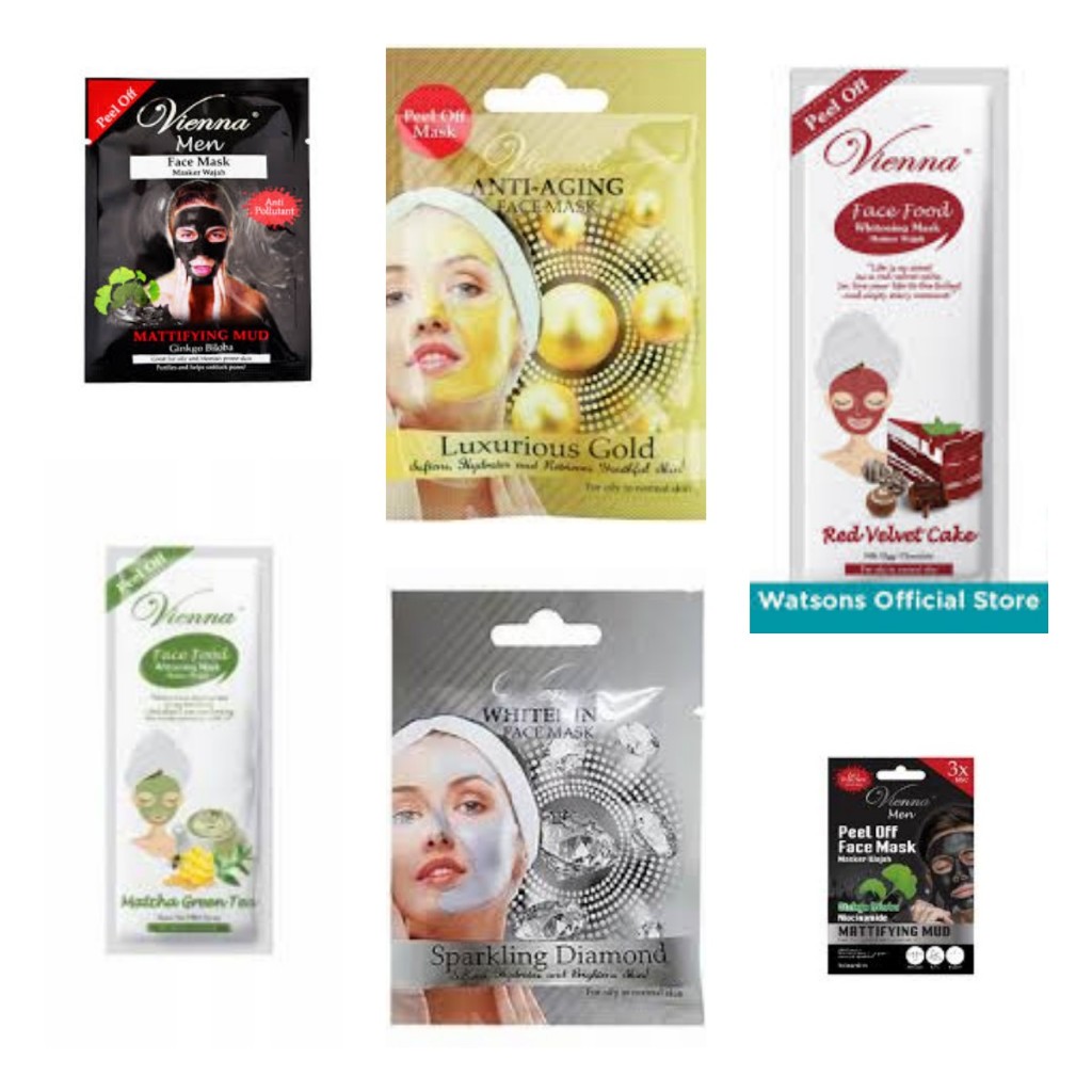 Jual Vienna Face Mask Luxurious Gold 50mLMEN PEEL OFF FACE MASK ...