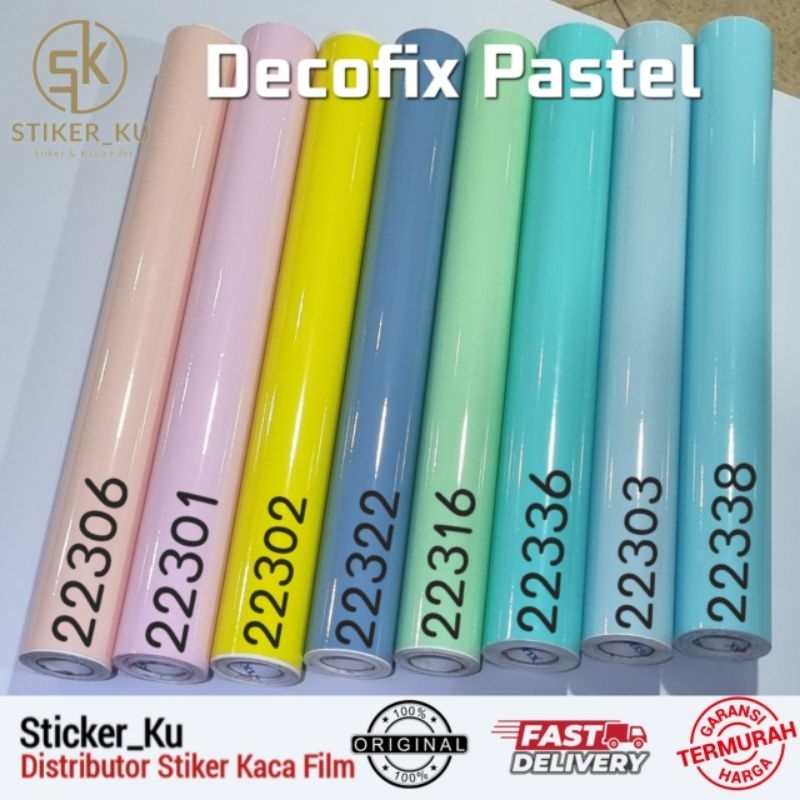 Jual Scotlite Sticker Pastel Decofix Lebar 50cm / Scotlet Pastel ...