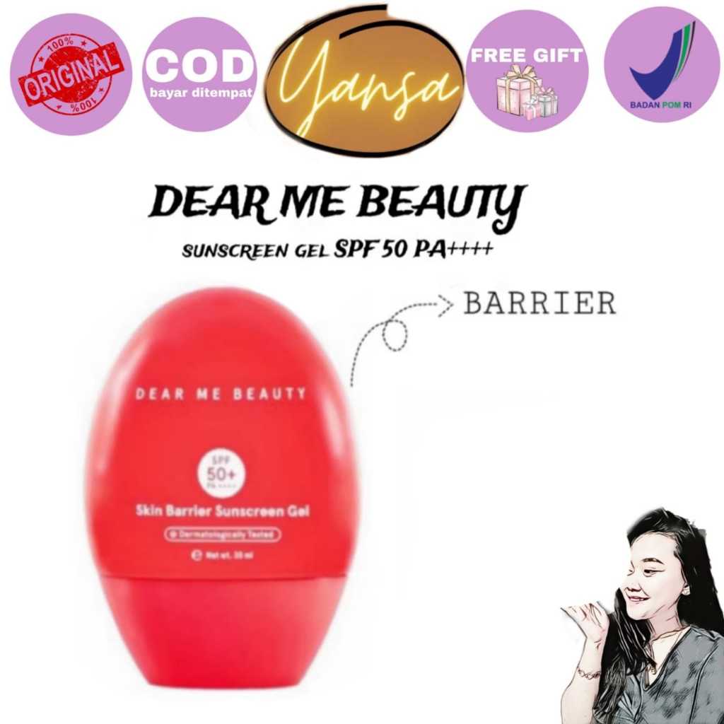 Jual [ ORIGINAL ] DEAR ME BEAUTY Skin Barrier Sunscreen Gel SPF 50 PA ...