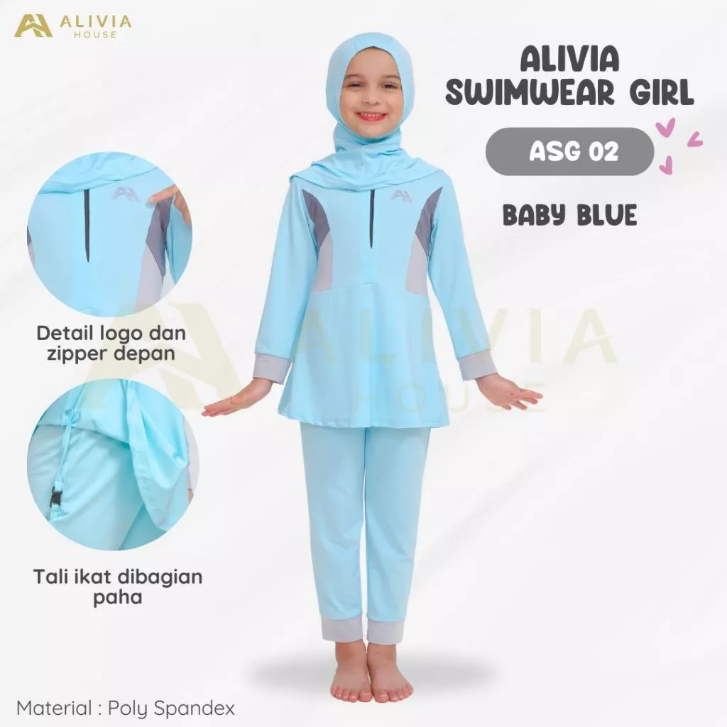 Baju Renang Anak Perempuan Muslim dan Baju Renang Wanita Muslimah Alivia House