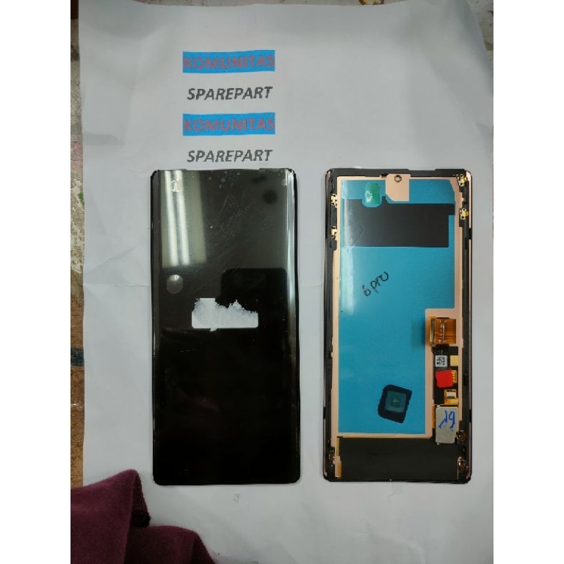 Assemblaggio digitalizzatore touch screen display OLED Google Pixel 6