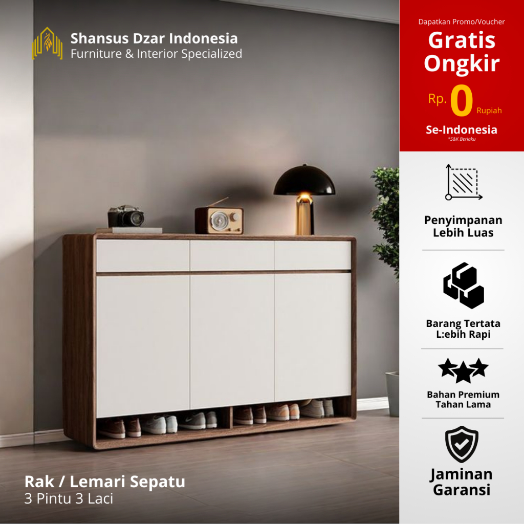 Jual Rak Sepatu / Lemari Sepatu / Tempat Sepatu Modern Minimalis (2 ...