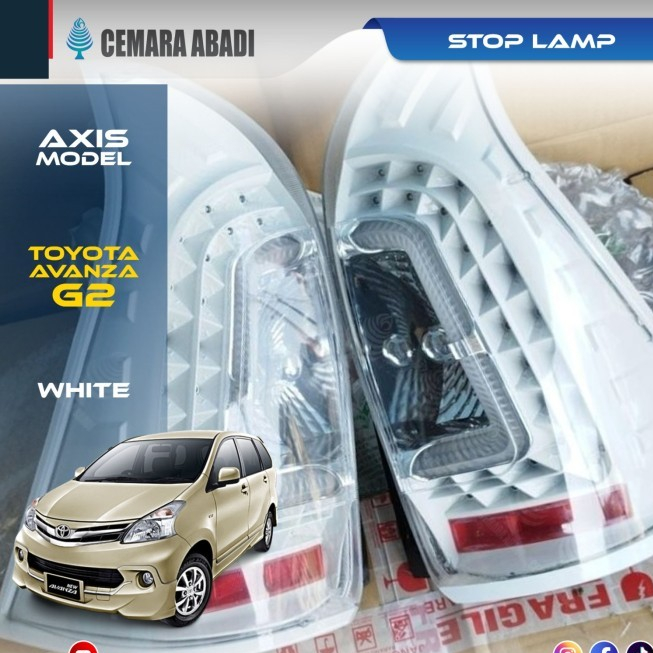 Jual Stop Lamp Toyota Avanza G2 Model Axis White | Shopee Indonesia