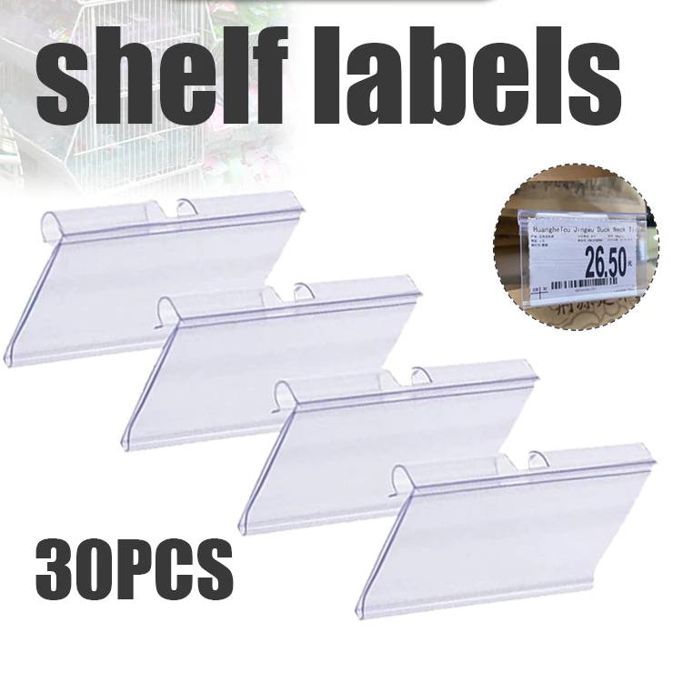 Jual 30pcs Price Tag Card PVC Harga Gantung Rak Display Label Harga ...