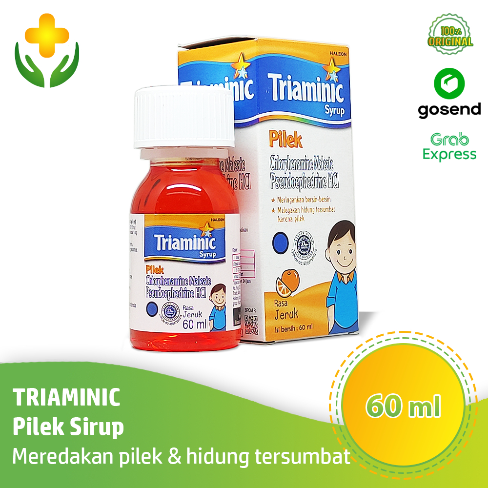 Jual Triaminic Pilek Sirup 60 ml - Obat Pilek Hidung Tersumbat Anak