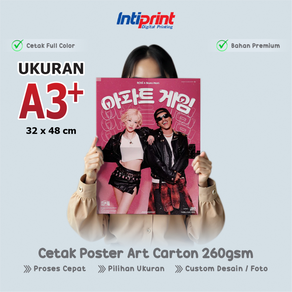 Jual Cetak Poster Art Carton 260gsm A3+ / Custom Print Poster / Cetak ...