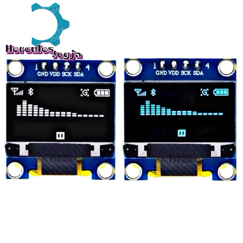 Jual Oled 1.3 inch White Blue 128x64 LCD I2C Display Putih Biru ...