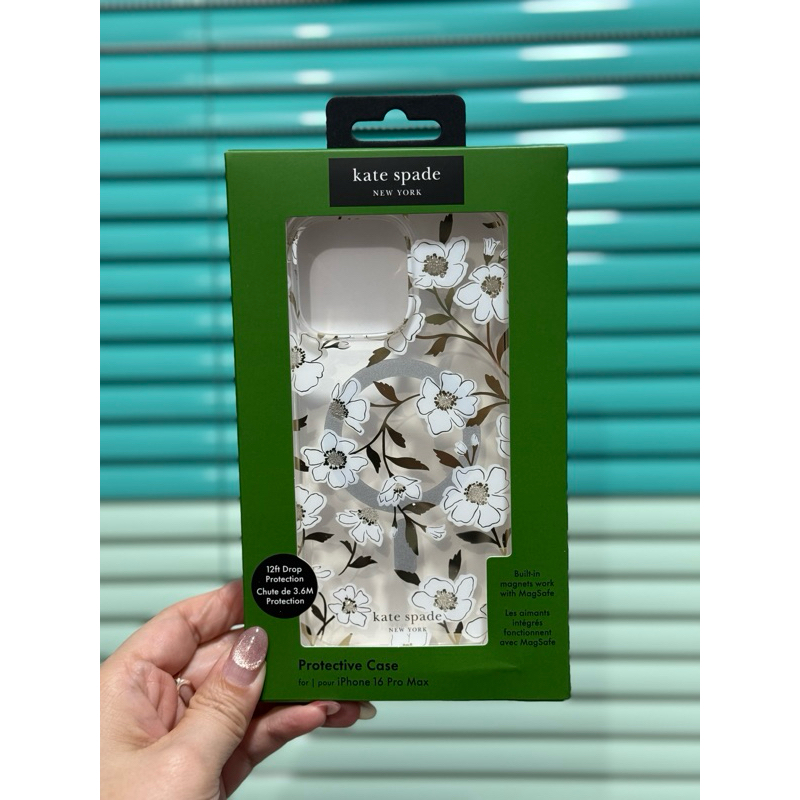 Kate Spade New York iPhone 16 Pro/16 Pro Max Sunshine Floral Gems Magsafe  Compatible Case