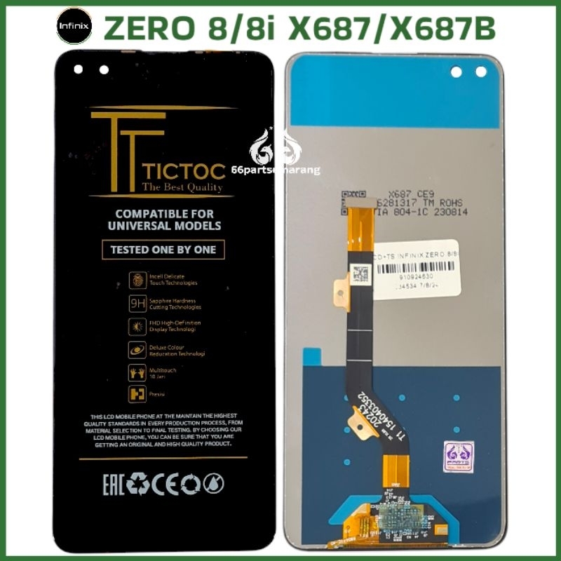 Jual Lcd Touchscreen Infinix Zero 8 / 8i X687 / X687B FULLSET | Shopee ...