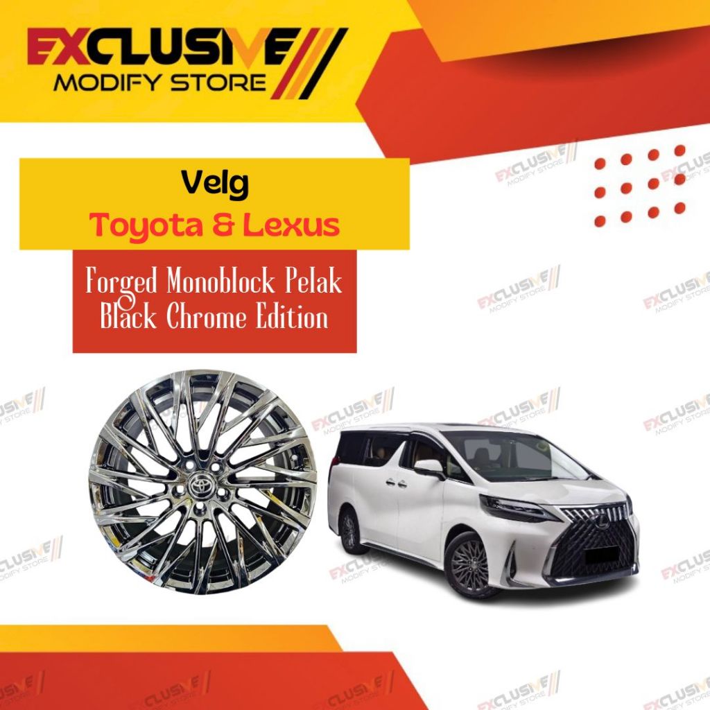 Jual TOYOTA & LEXUS VELG R18 FORGED MONOBLOCK PELAK LM STYLE WHEELS ...