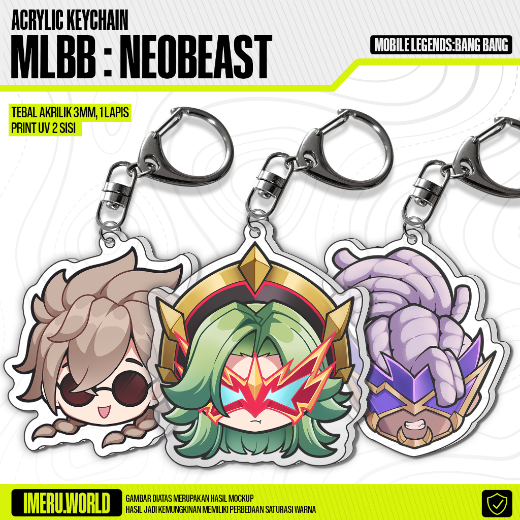 Jual Keychain Gantungan Kunci Mobile Legends Bang Bang Ling Pharsa ...