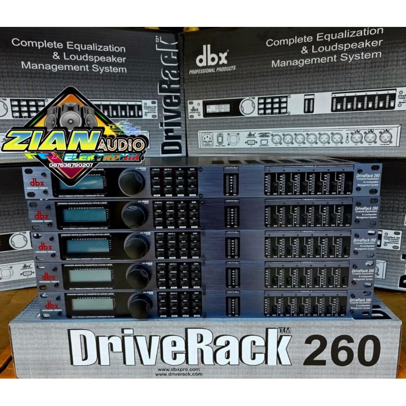 Jual Speaker Management DBX 260 Redy stok, Driverack DBX260 DLMS 260 ...