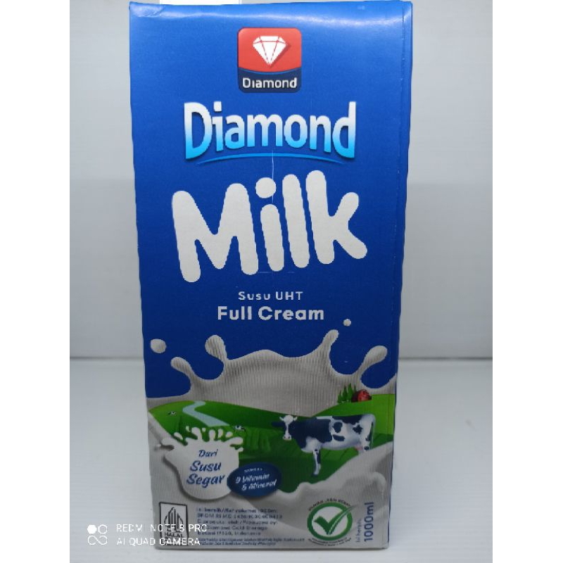 Jual UHT Milk full cream Diamond 1000ml | Shopee Indonesia