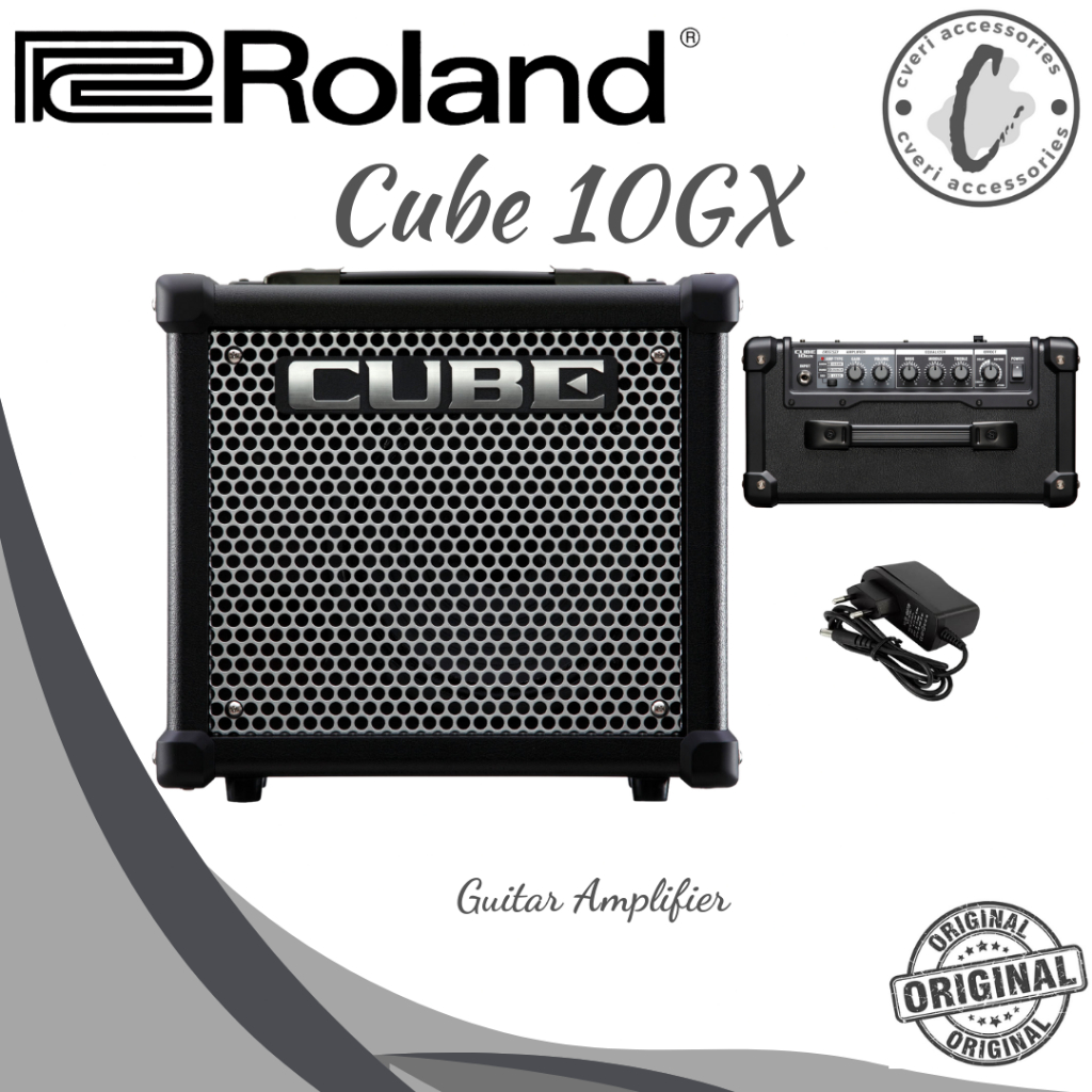 Jual ROLAND CUBE 10GX Amplifier Gitar Elektrik Original 10-GX | Shopee ...
