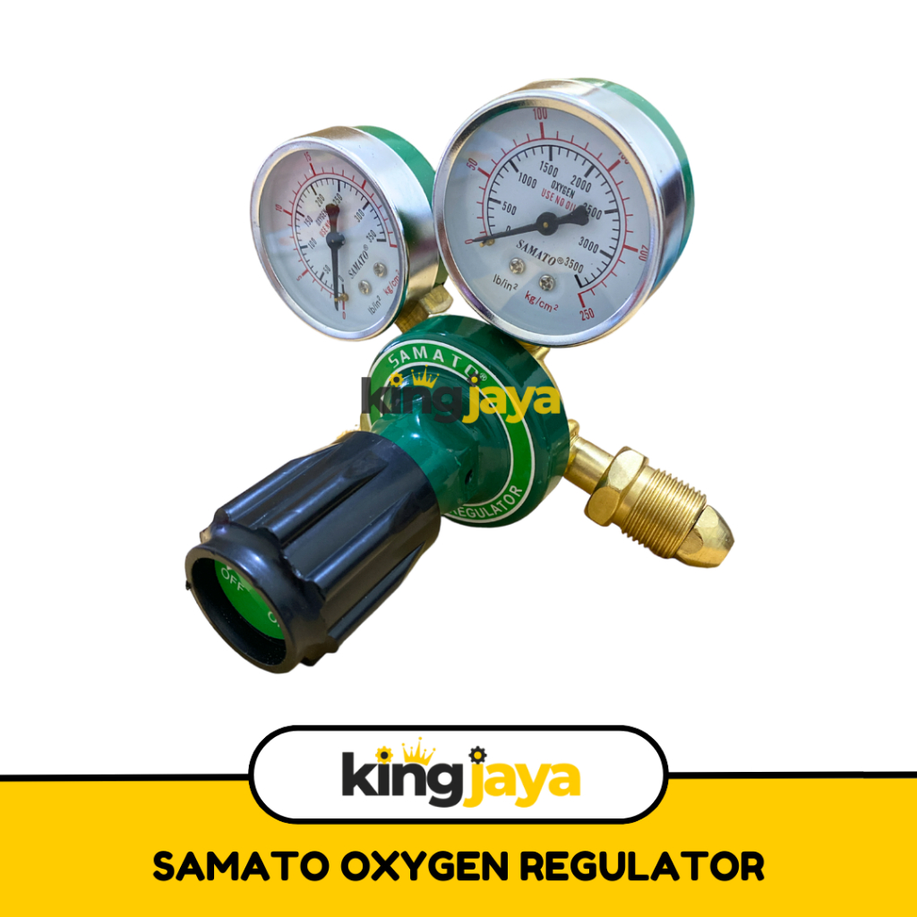 Jual SAMATO Regulator Oxygen / Regulator OXY Las / Welding Regulator ...