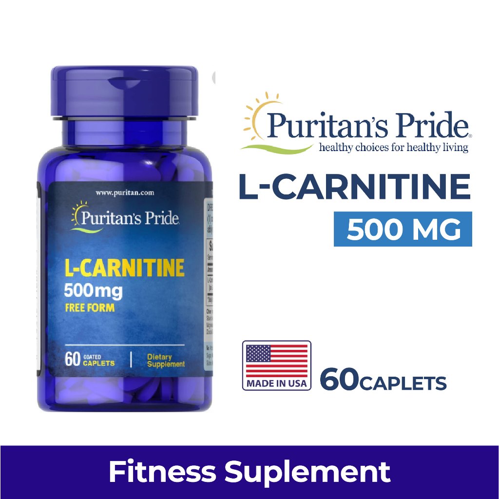 Jual Puritan Pride L-Carnitine 500mg 1000mg Tablet Fitness Supplement |  Shopee Indonesia