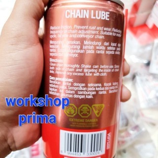 Jual Chain Lube Cenlub Cenlup ChainLube Burgari 300ml Prestasi 300 ML ...