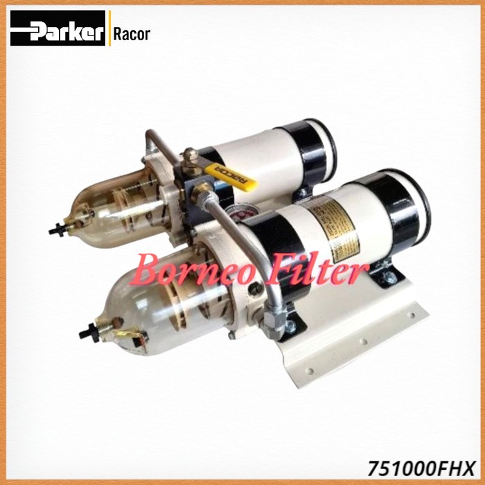 Jual 751000FHX30 Parker Racor Genuine Double Assy Fuel Filter Water ...