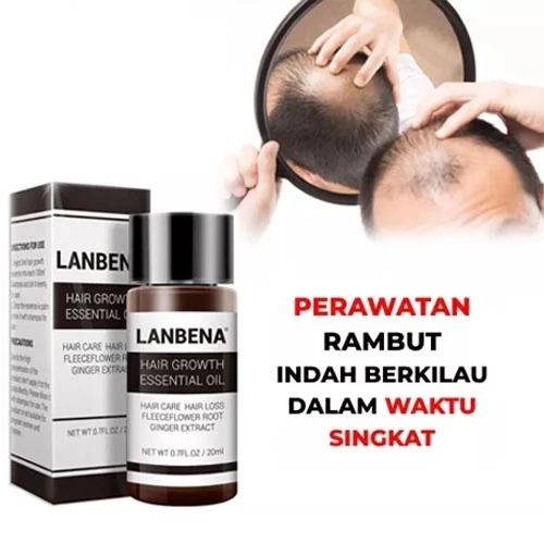 Hair Growth Essential Oil Serum Penumbuh Dan Penebal Rambut Serta Mencegah Kerontokan Rambut | AutoStock