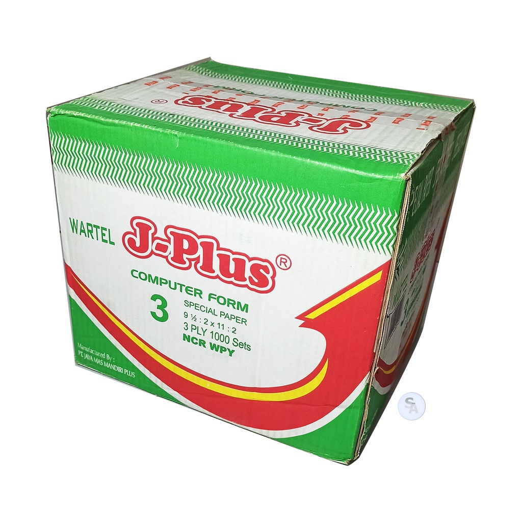 Jual Continuous Form 3 Ply J-PLUS Wartel | Shopee Indonesia