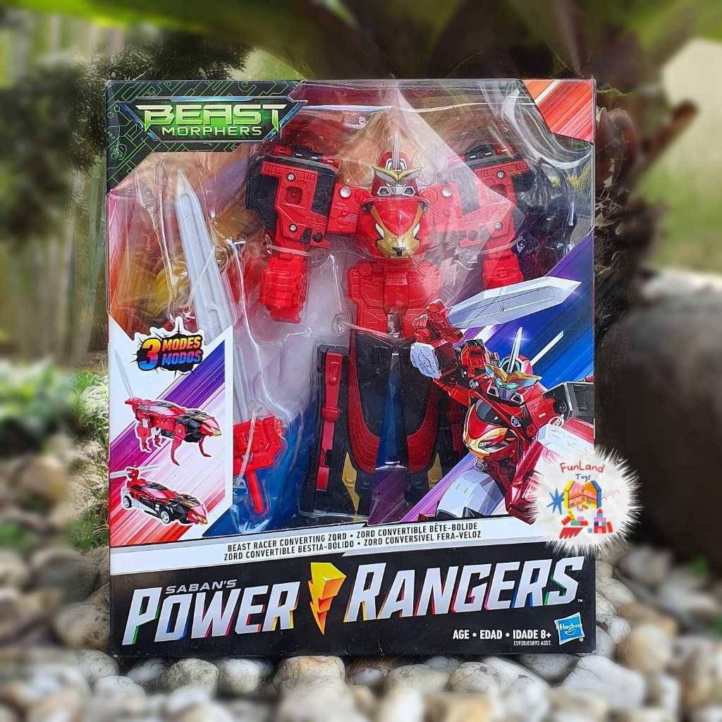 Jual Power Rangers Beast Morphers Beast Racer Converting Zord Action ...