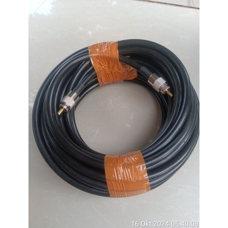 Jual Kabel RiG RG8 25MeterTerpasang Konektor PL | Shopee Indonesia