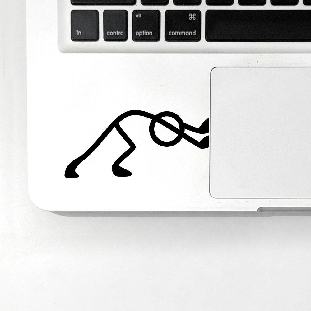 Jual Stiker Stickman Push and Hold - Laptop Macbook Sticker | Shopee ...