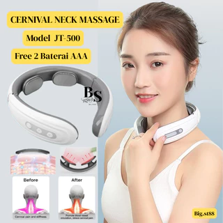 【BIG.ST88】 𝗔𝗹𝗮𝘁 𝗣𝗶𝗷𝗮𝘁  Cervical Neck Massage Alat Pijat Leher Electric Meredakan Otot Leher | 𝗔𝗹𝗮𝘁 𝗣𝗶𝗷𝗮𝘁 𝗟𝗲𝗵𝗲𝗿 𝗘𝗹𝗲𝗸𝘁𝗿𝗶𝗸 𝟲 𝗠𝗼𝗱𝗲 𝗞𝗲𝘀𝗲𝗵𝗮𝘁𝗮𝗻 𝗡𝗲𝗰𝗸 𝗠𝗮𝘀𝘀𝗮𝗴𝗲 𝗞𝗲𝗰𝗮𝗻𝘁𝗶𝗸𝗮𝗻 𝗥𝗲𝗰𝗵𝗮𝗿𝗴𝗲𝗮𝗯𝗹𝗲