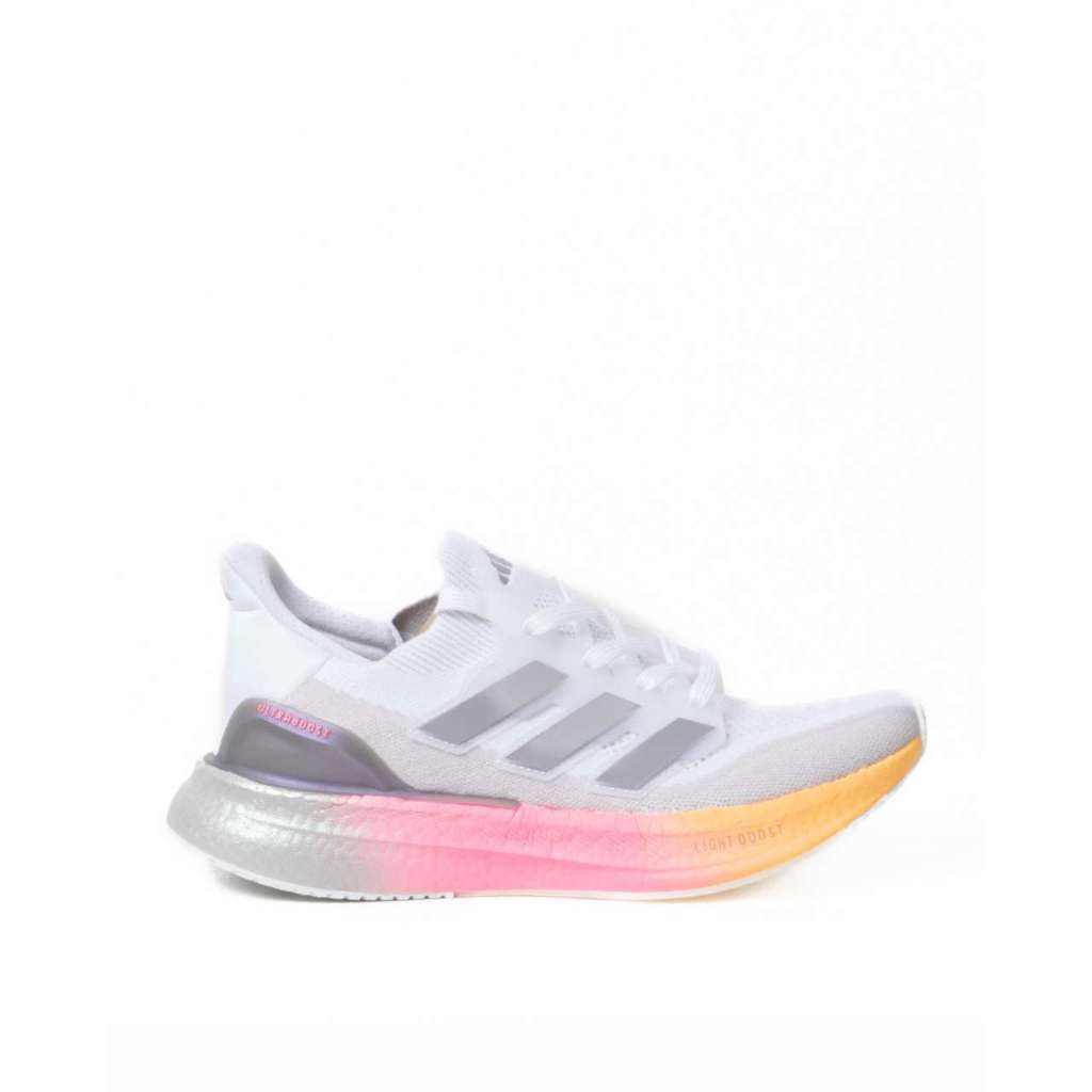 Jual Sepatu Lari Wanita Boost Series Putih Abu Pink – Ringan & Stylish ...