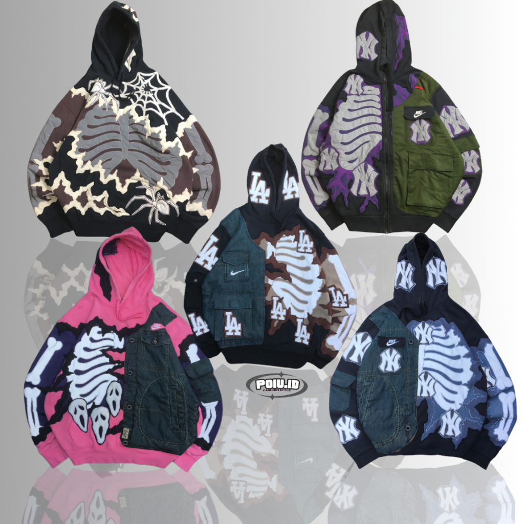 Jual JAKET REWORK/JACKET/SWEATER REWORKED/SWEATER OVERSIZE/CREWNECK ...