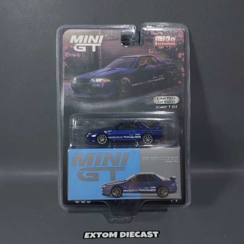 Jual Mini GT 589 Nissan Skyline R32 Top Secret Metallic Blue | Shopee ...