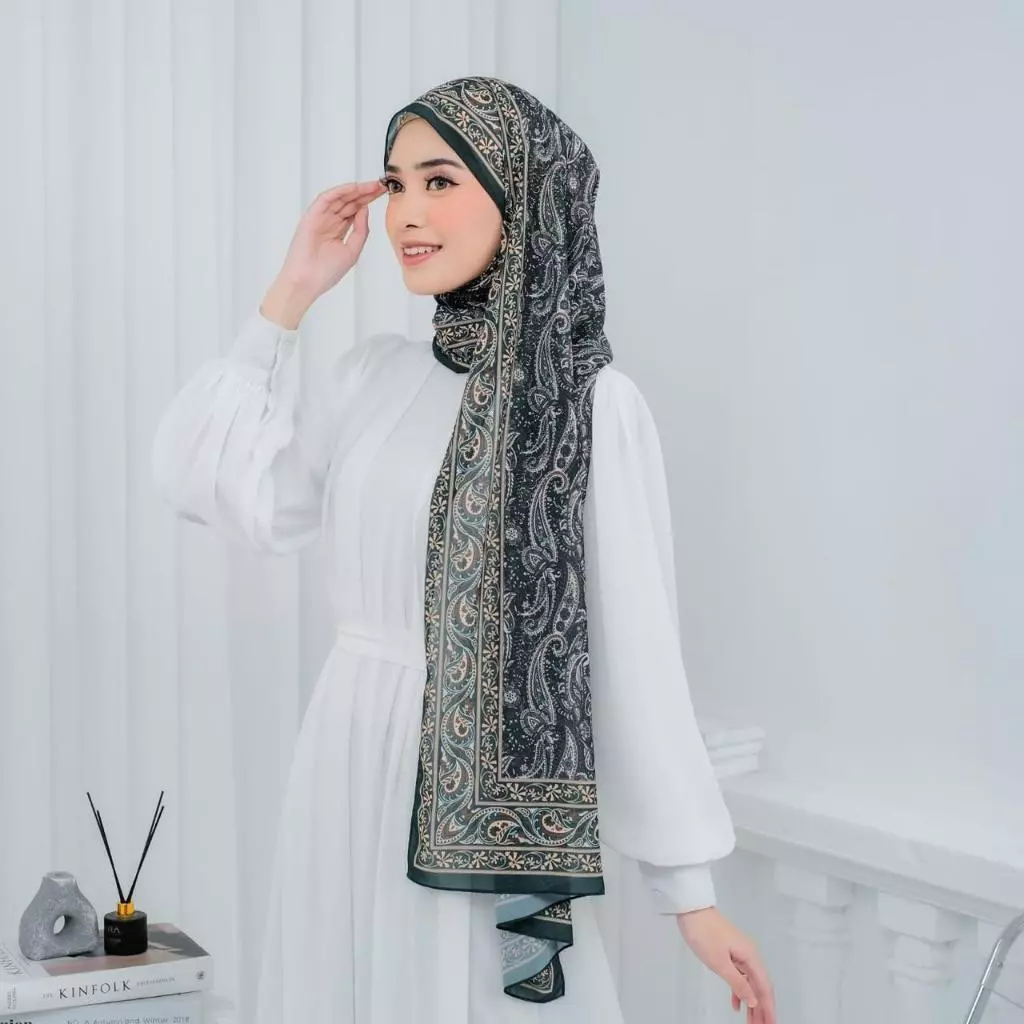 Pashmina Printing Motif Cashmere Turki