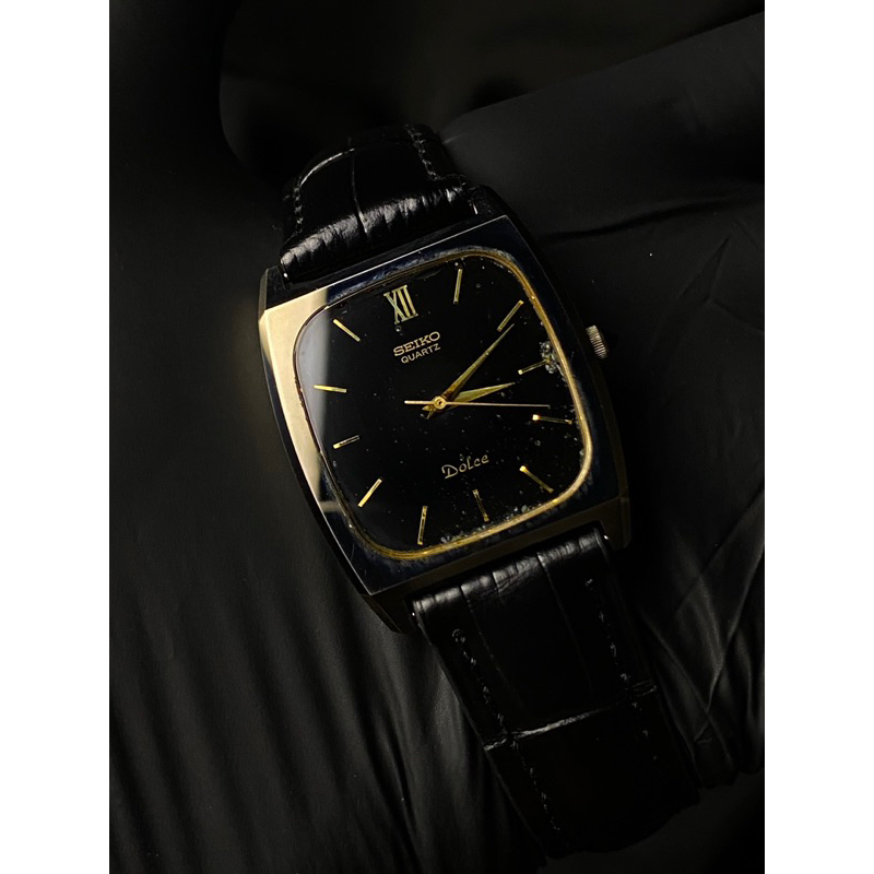 Jual Seiko Dolce 5931-5341 Tungsten Black Dial Made in Japan