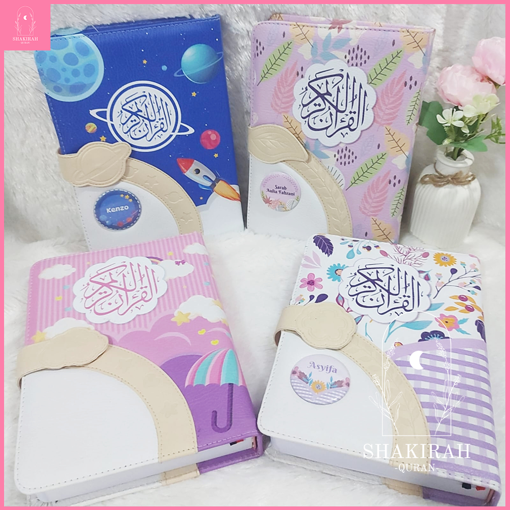 Jual Al Quran Dompet Kancing Emboss Free Custom Nama A5 Terjemahan Non ...