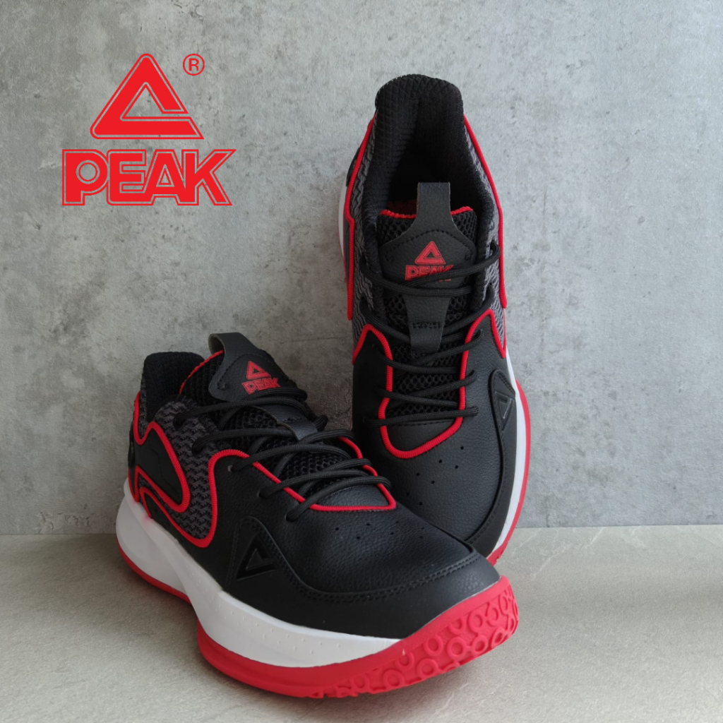 Jual PEAK Basketball Shoes Streetball Edition Red | Shopee Indonesia