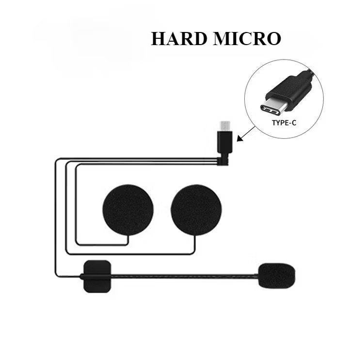 Jual MIC & SPEAKER INTERCOM TYPE C Intercom/Headset Bluetooth Q58MAX ...