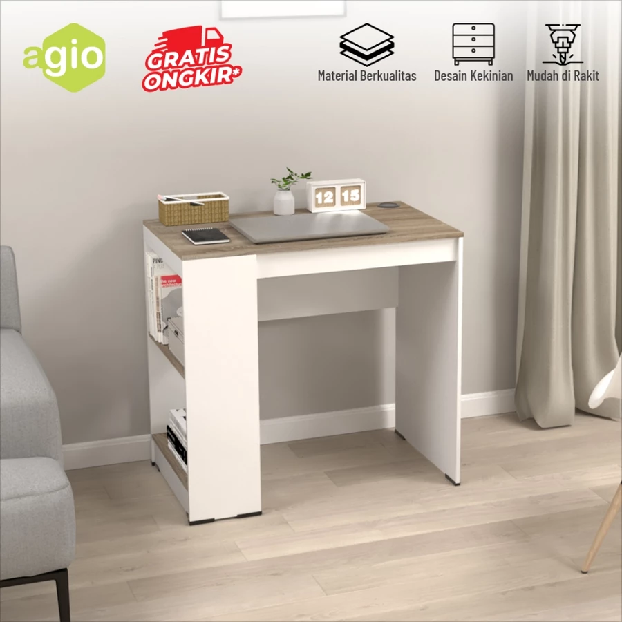 Ruang Produktif dengan Sentuhan Estetika: Oggi Agio Alpha Home Desk 80