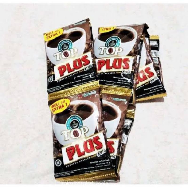 Jual [6 RENTENG ISI 60 SACHET] KOPI TOP PLUS GULA | Shopee Indonesia